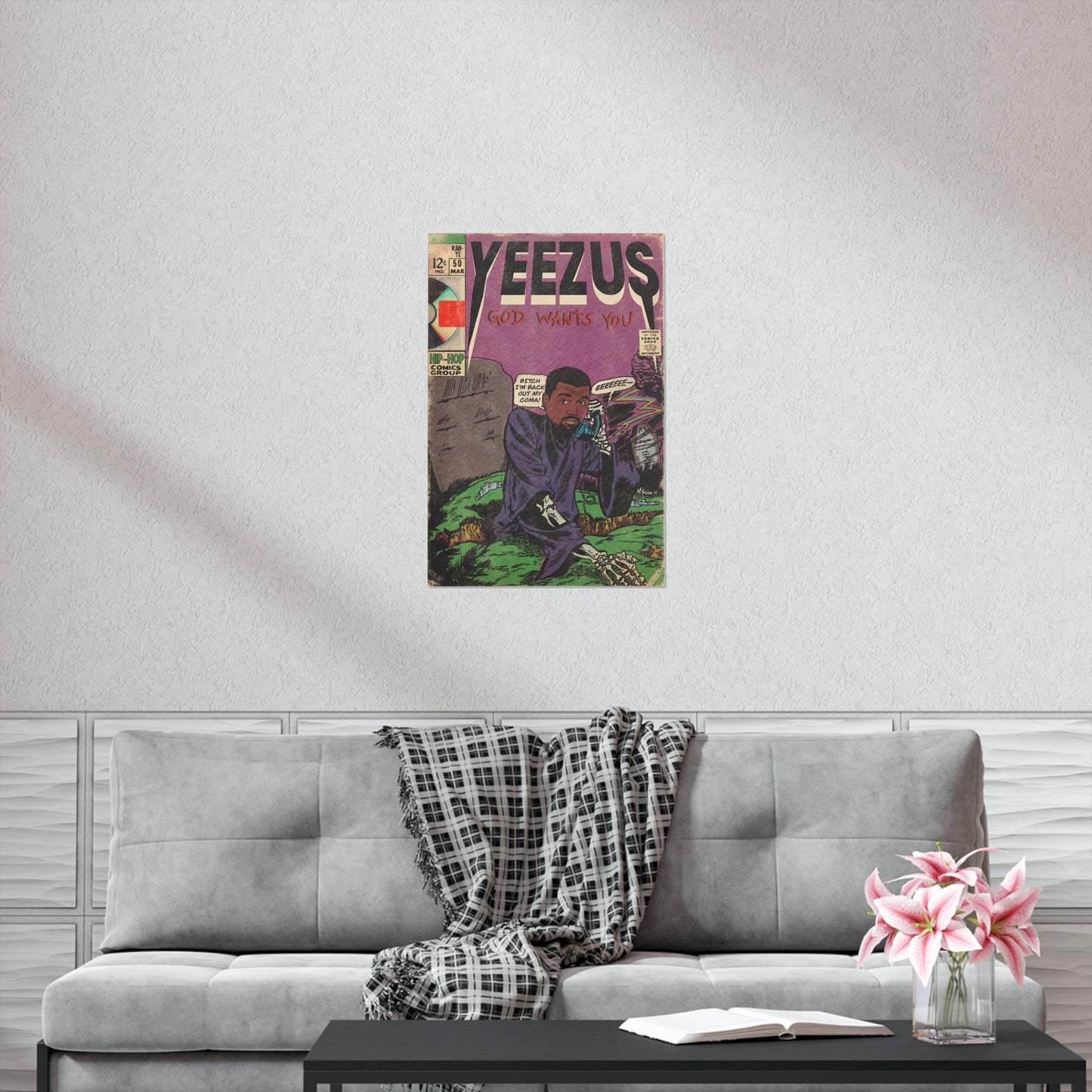 Kanye West - Yeezus - Vertical Matte Poster