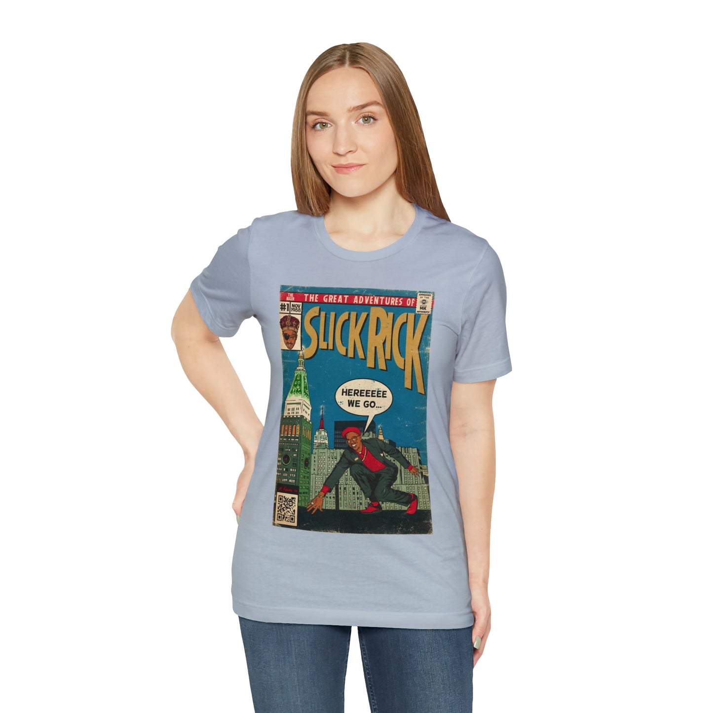 The Great Adventures of Slick Rick - Comic Art - Unisex Jersey Short Sleeve Tee