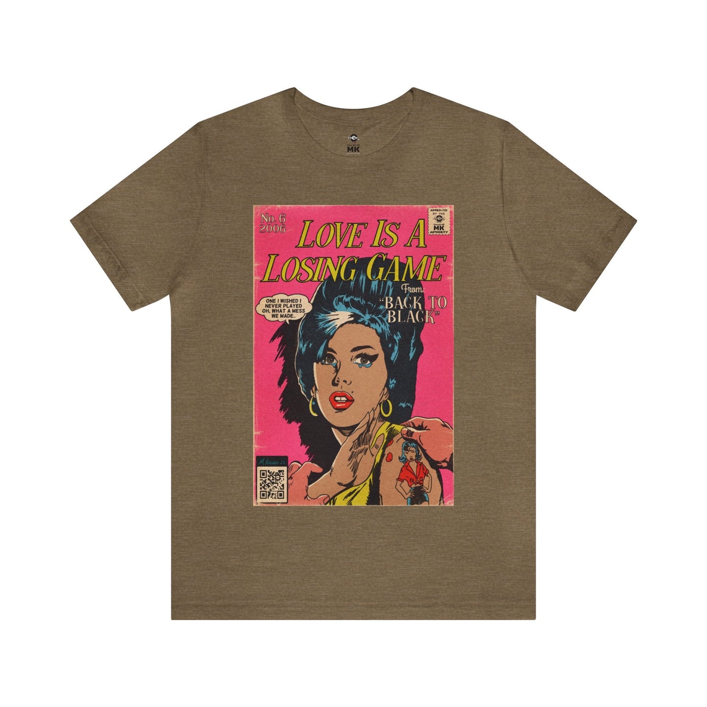 Amy Winehouse - Love Is A Losing Game - Unisex Jersey Short Sleeve Tee