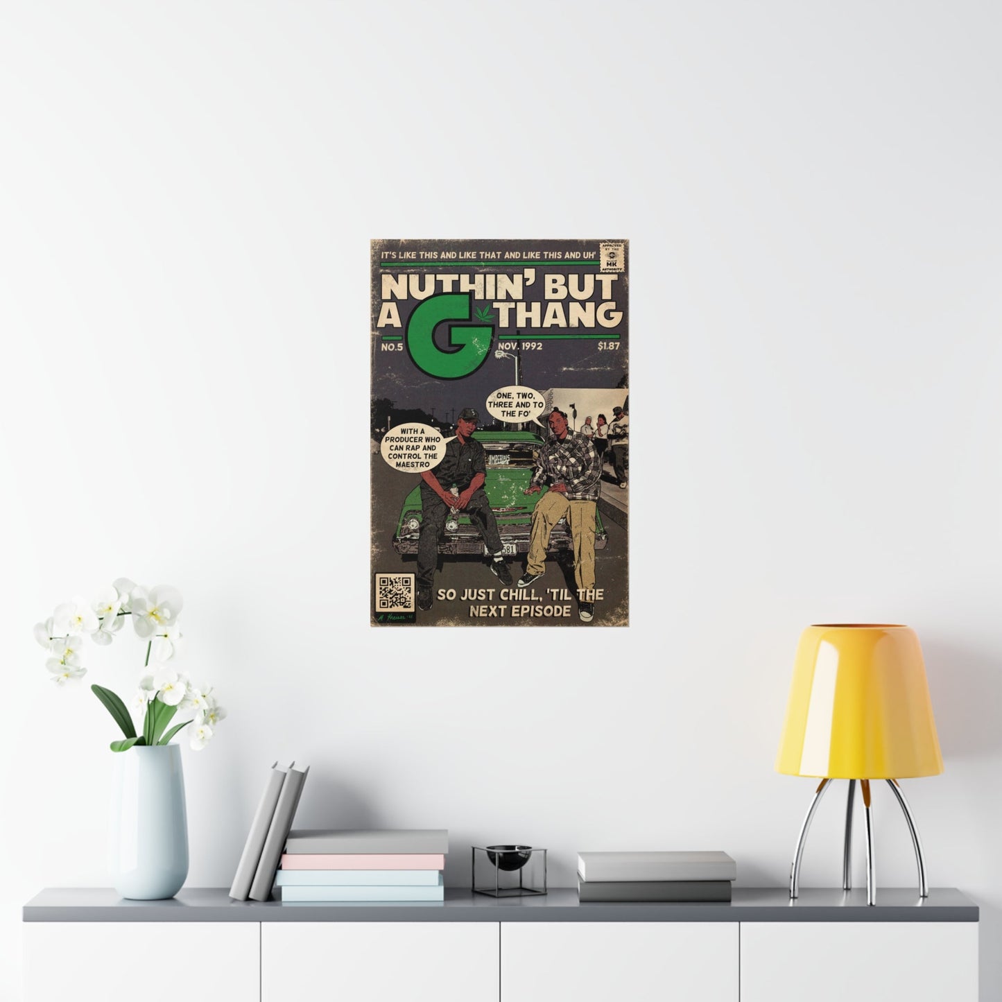 Dr. Dre & Snoop Dogg - Nothin But A G Thang - Vertical Matte Poster