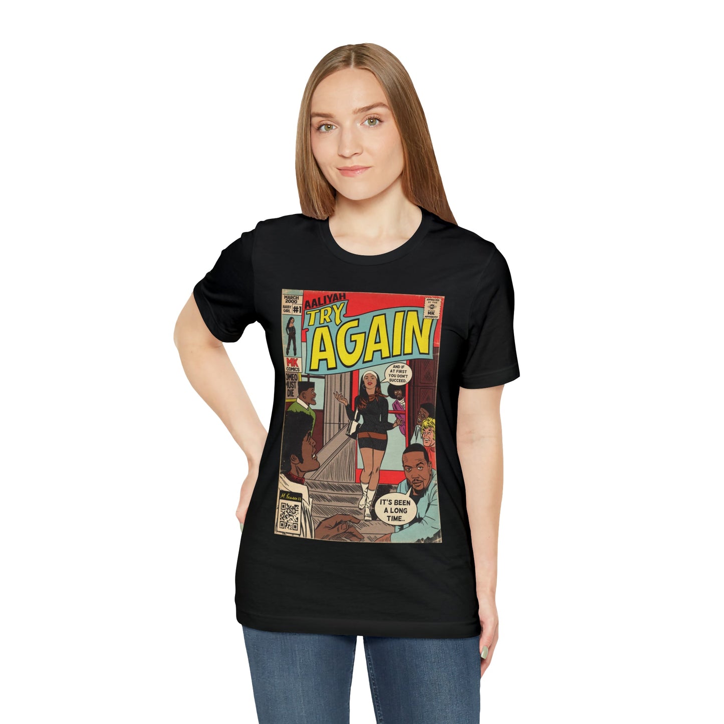 Aaliyah - Try Again - Unisex Jersey Short Sleeve Tee