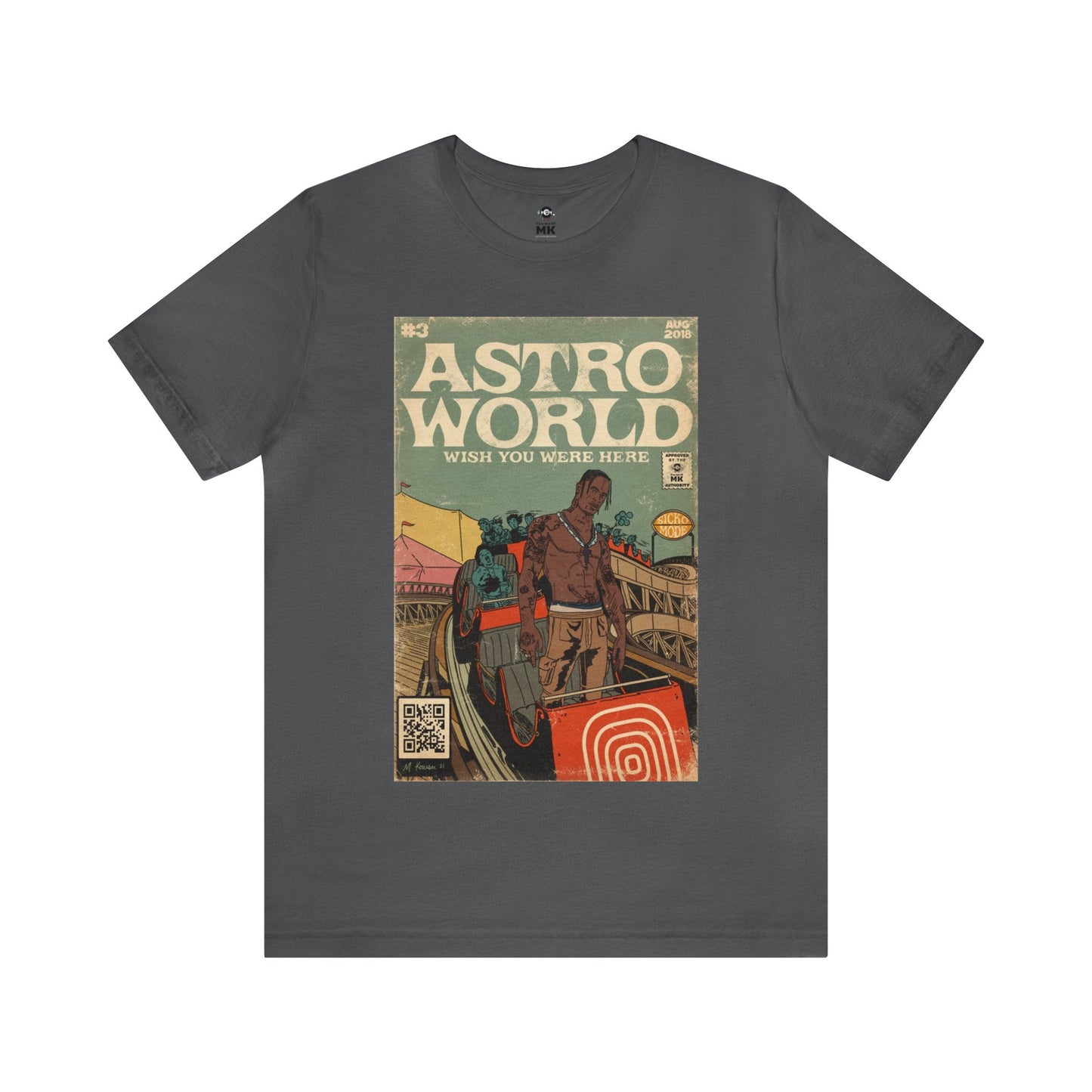 Travis Scott - Astroworld - Unisex Jersey Short Sleeve Tee