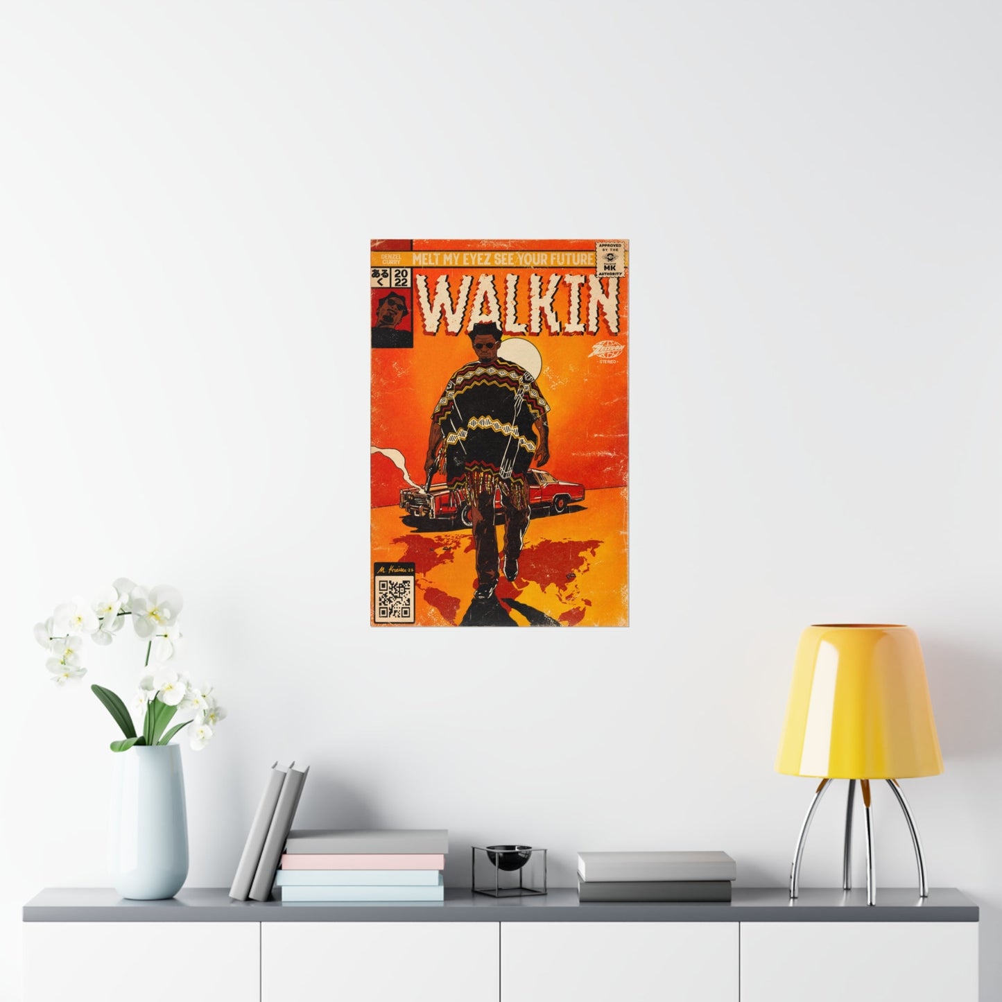 Denzel Curry - Walkin’ - Vertical Matte Posters