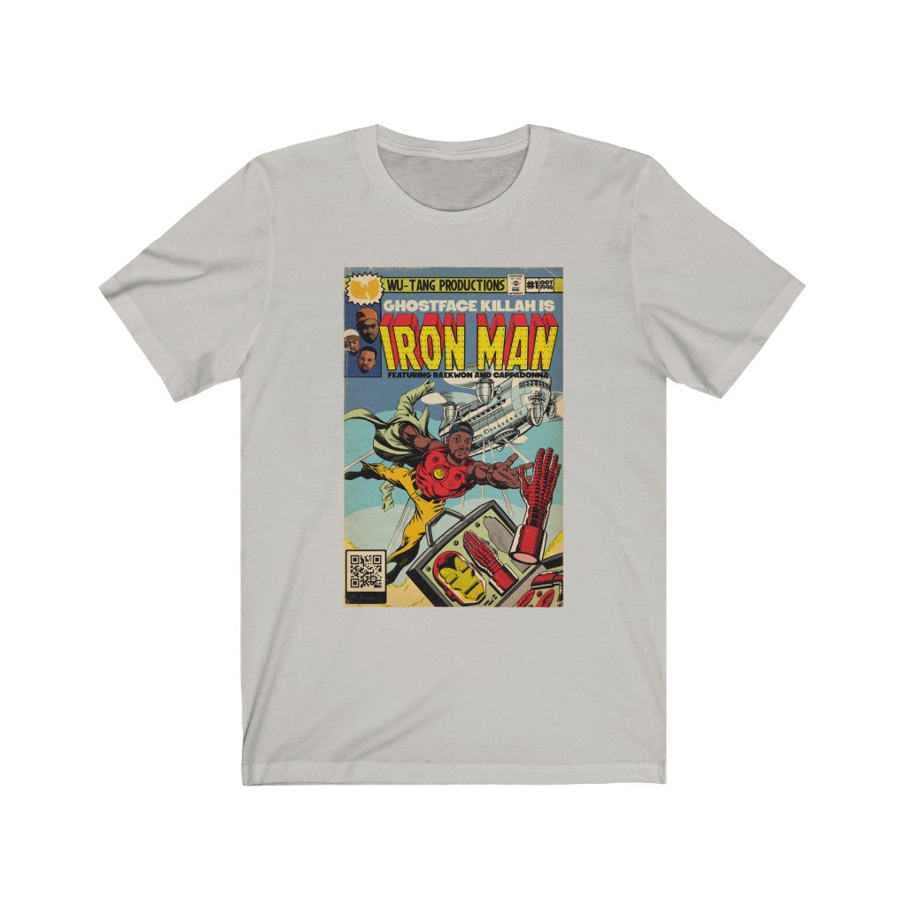 Ghostface Killah - Iron Man - Hip Hop Comic - Wu-Tang - Unisex Jersey Short Sleeve Tee