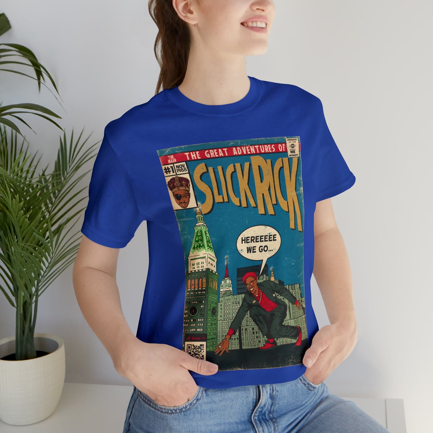 The Great Adventures of Slick Rick - Comic Art - Unisex Jersey Short Sleeve Tee