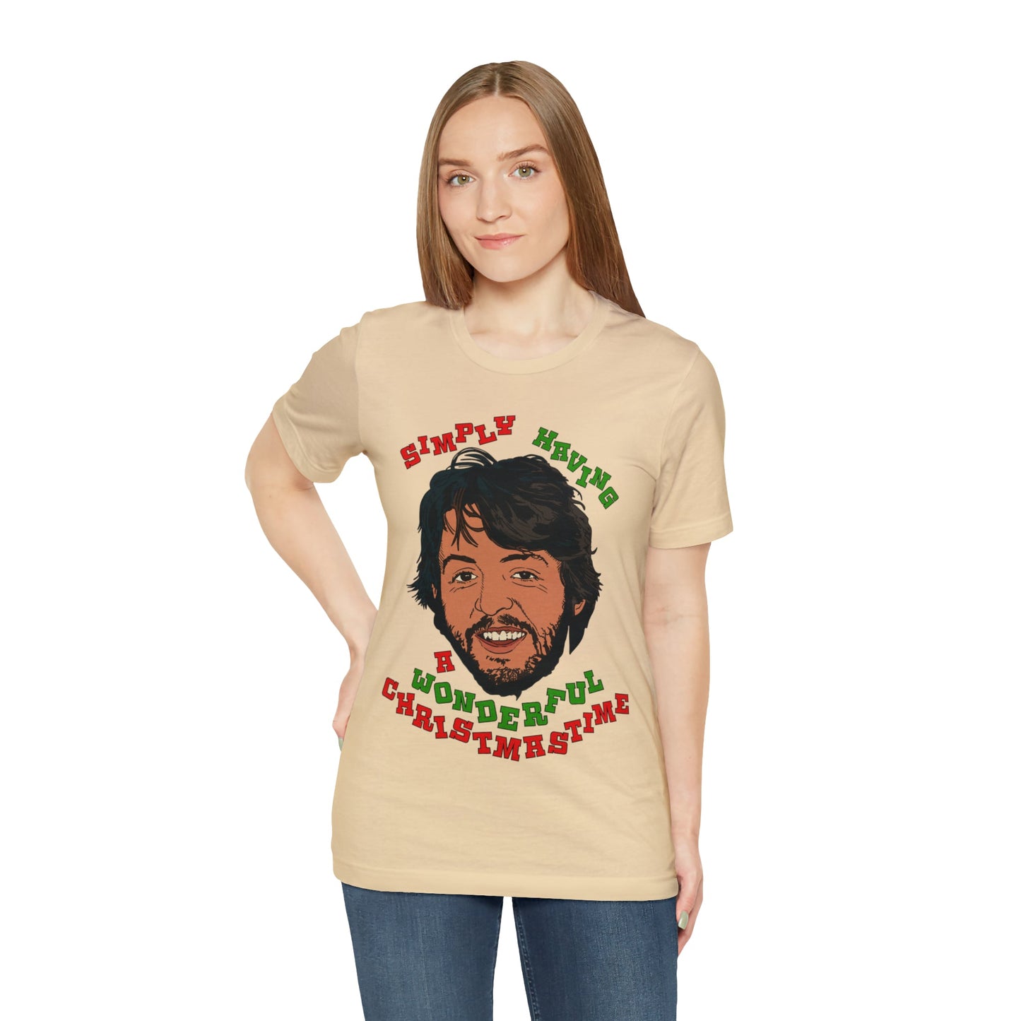 Paul McCartney - Wonderful Christmastime - Unisex Jersey Short Sleeve Tee