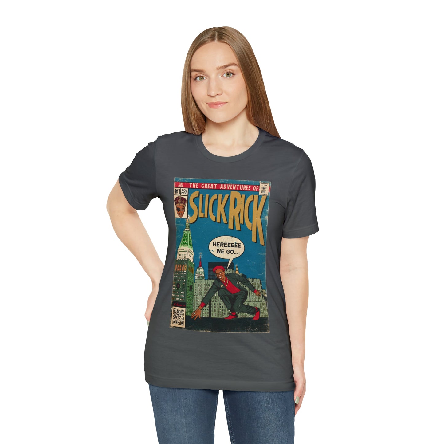 The Great Adventures of Slick Rick - Comic Art - Unisex Jersey Short Sleeve Tee