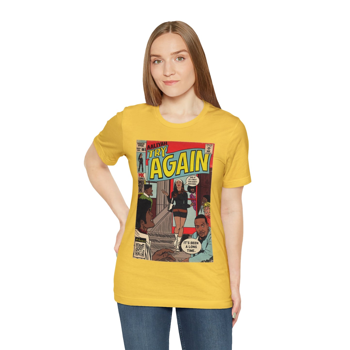 Aaliyah - Try Again - Unisex Jersey Short Sleeve Tee