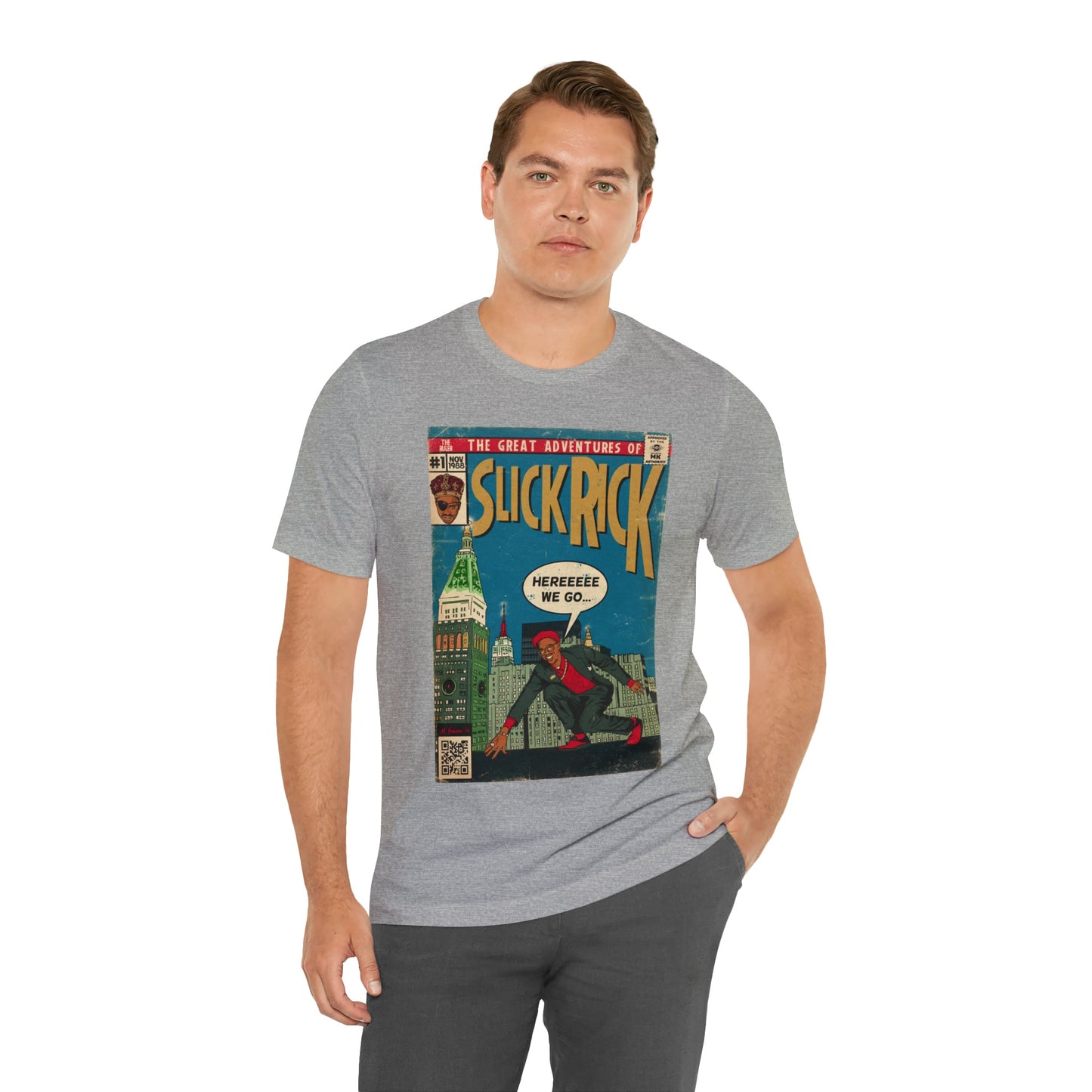 The Great Adventures of Slick Rick - Comic Art - Unisex Jersey Short Sleeve Tee