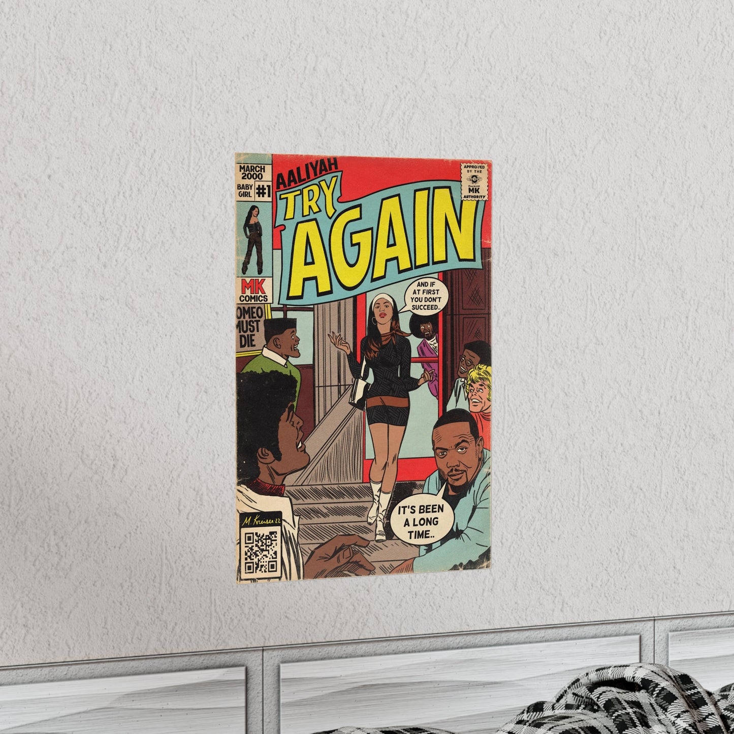 Aaliyah - Try Again - Vertical Matte Poster