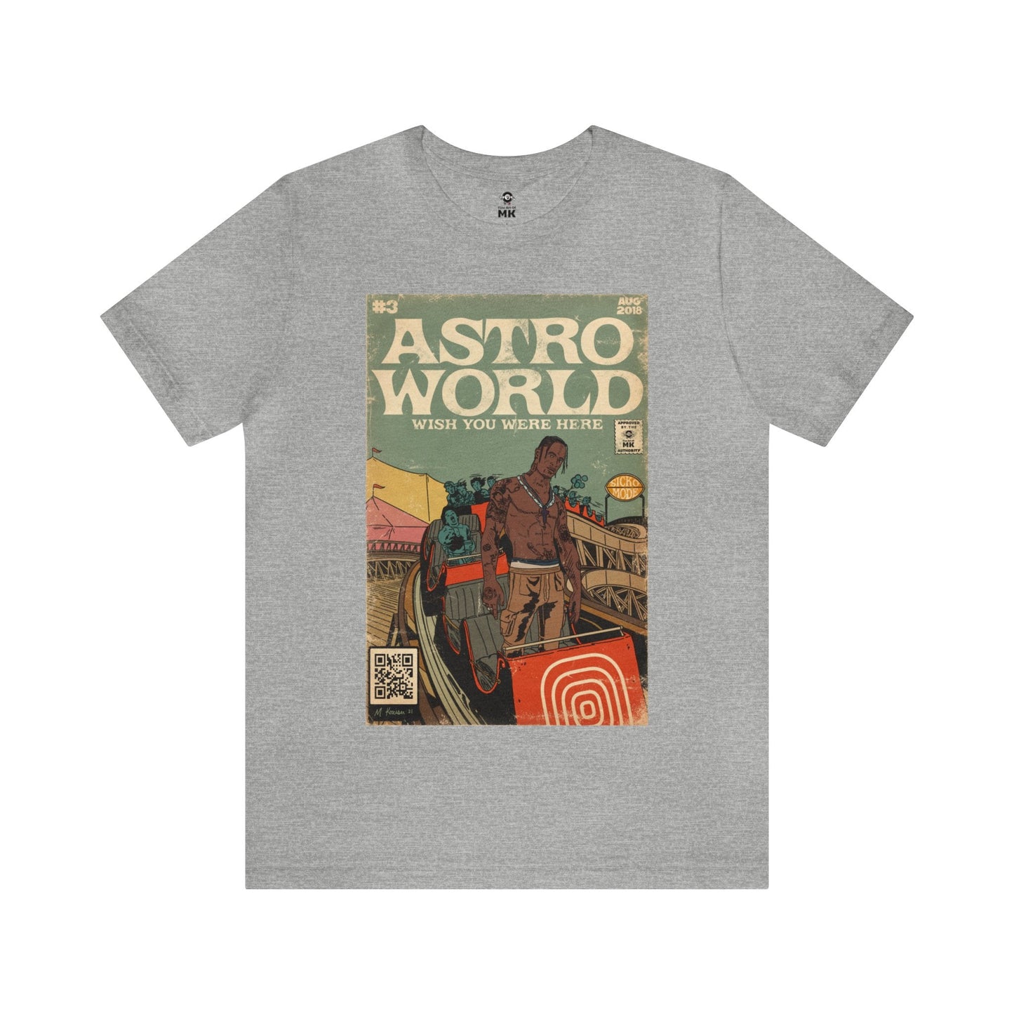 Travis Scott - Astroworld - Unisex Jersey Short Sleeve Tee