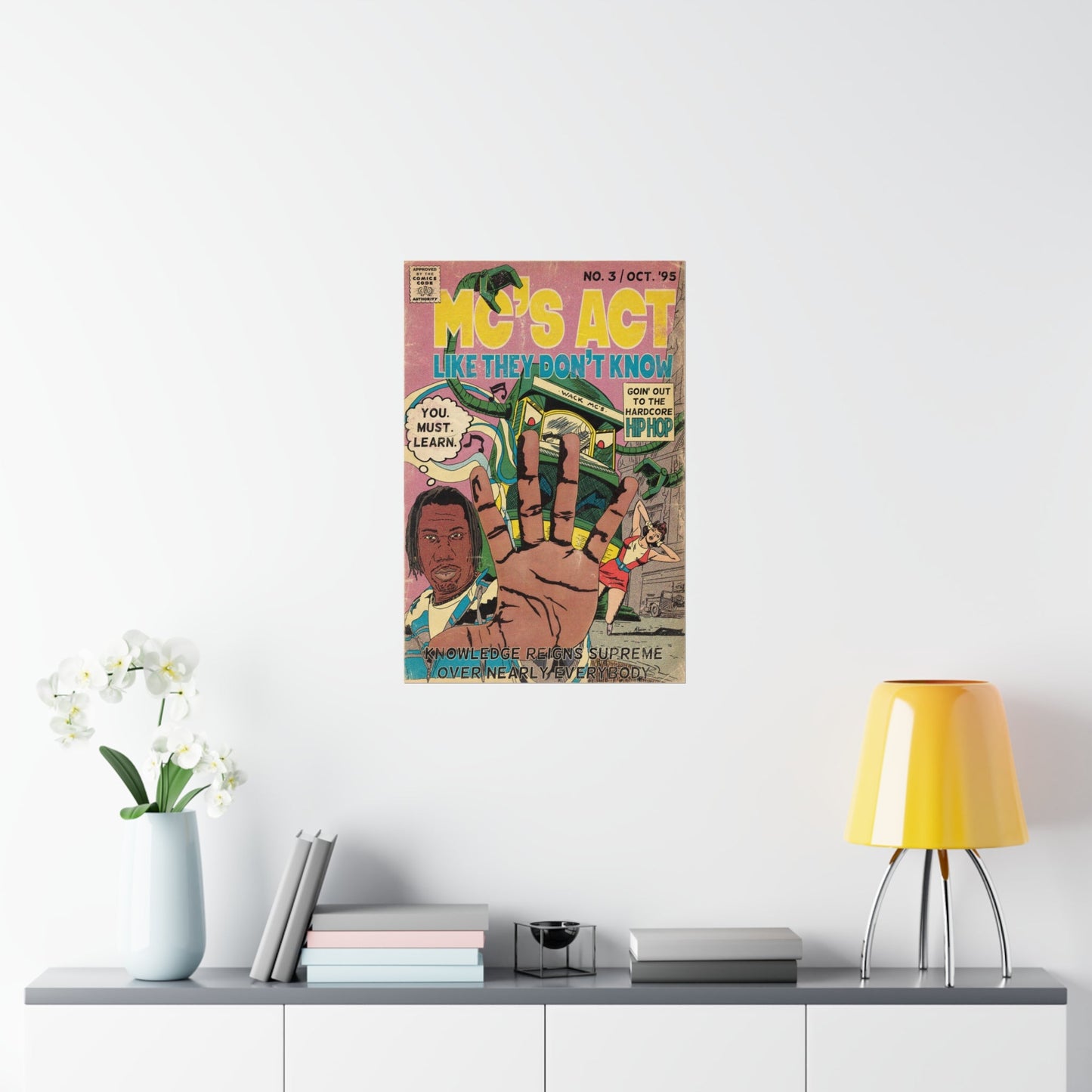 KRS-ONE - MC’s Act Like They Don’t Know - Vertical Matte Poster