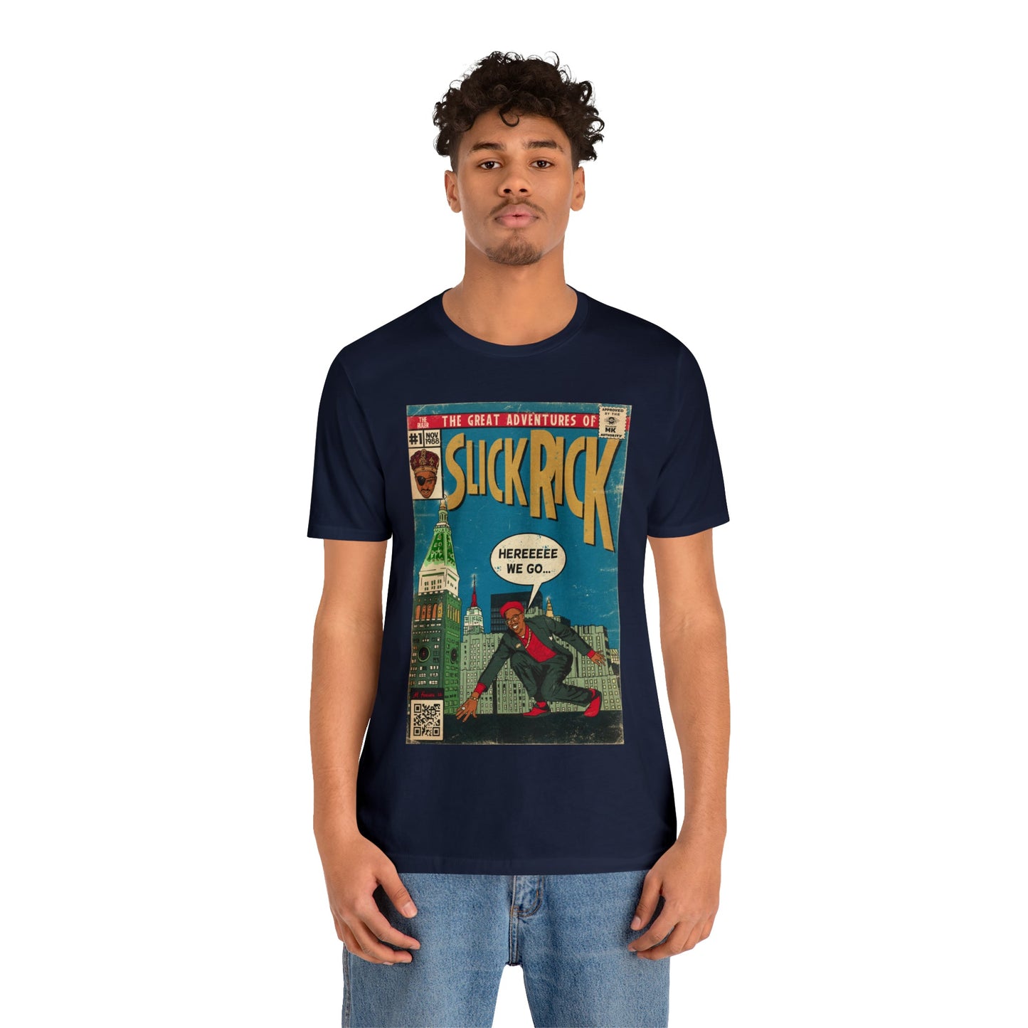 The Great Adventures of Slick Rick - Comic Art - Unisex Jersey Short Sleeve Tee