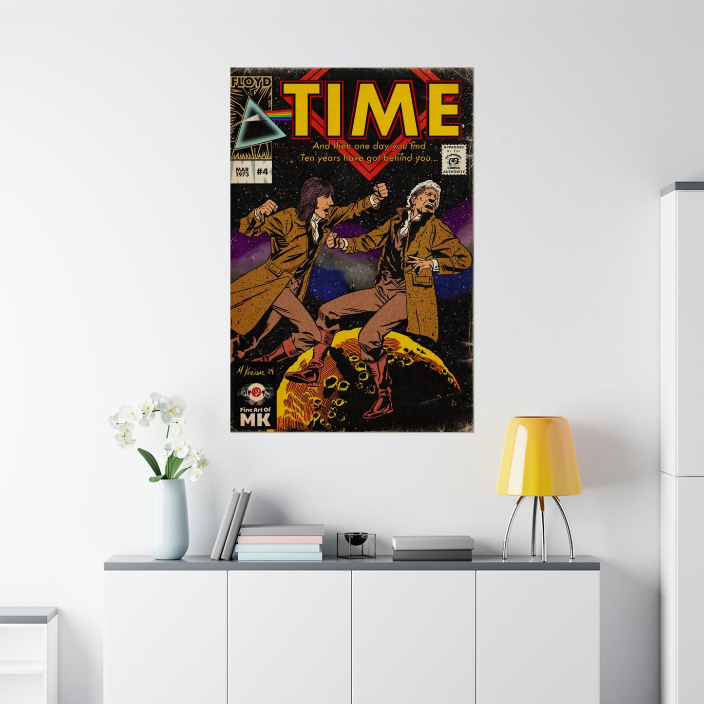 Pink Floyd- Time - Matte Vertical Poster