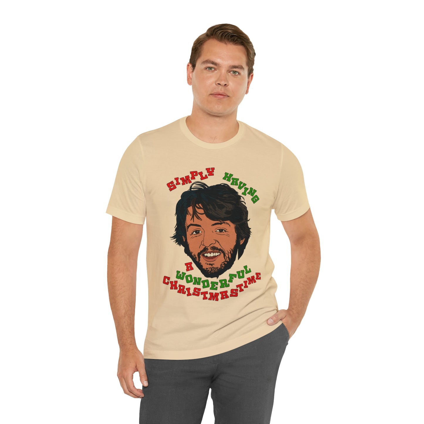 Paul McCartney - Wonderful Christmastime - Unisex Jersey Short Sleeve Tee