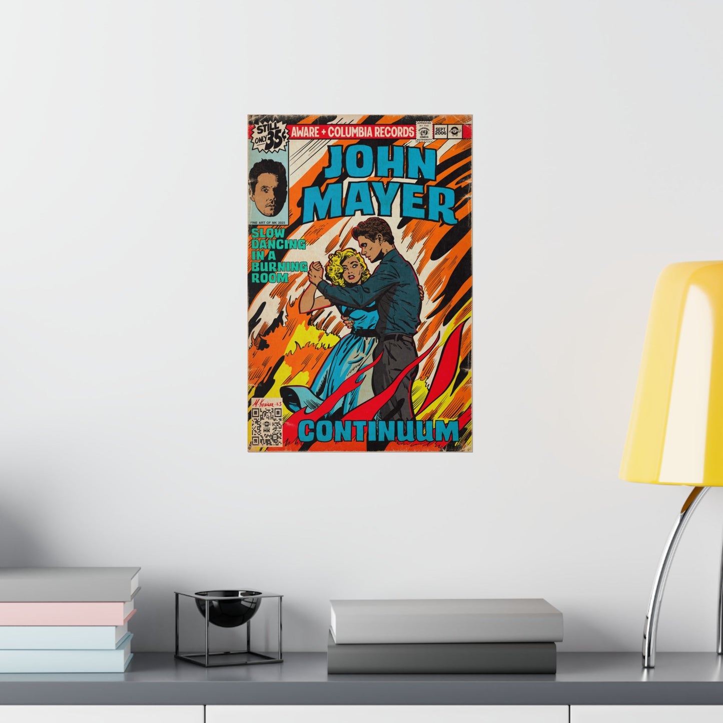 John Mayer - Slow Dancing in a Burning Room - Premium Matte Vertical Posters