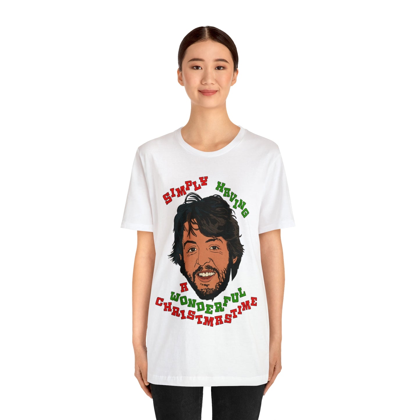 Paul McCartney - Wonderful Christmastime - Unisex Jersey Short Sleeve Tee