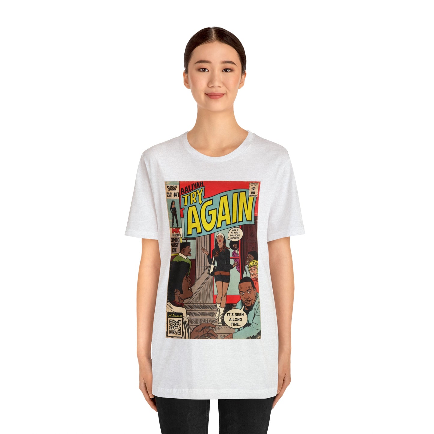 Aaliyah - Try Again - Unisex Jersey Short Sleeve Tee