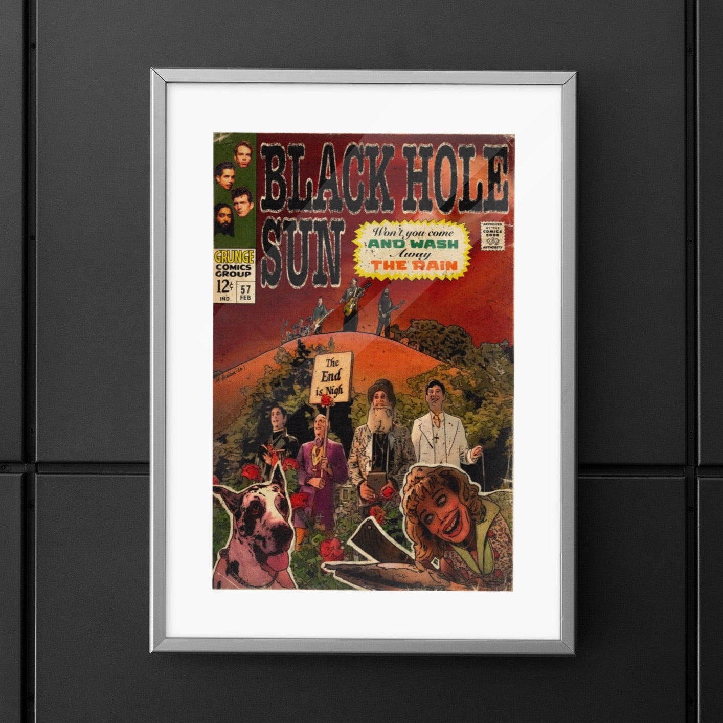 Soundgarden - Black Hole Sun - Vertical Matte Poster