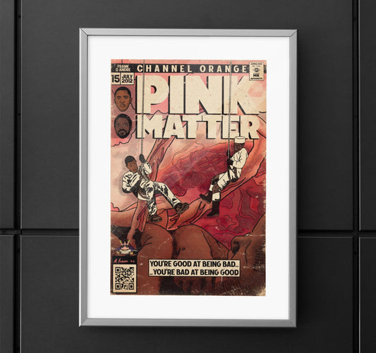 Frank Ocean - Pink Matter - Andre 3000 - Vertical Matte Poster