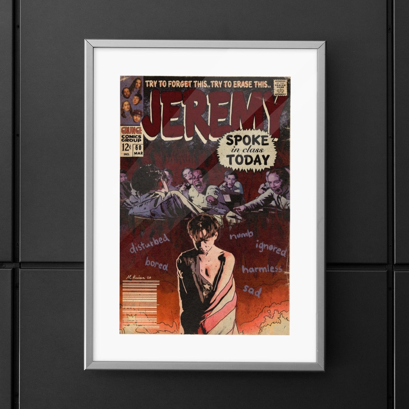 Pearl Jam - Jeremy - Vertical Matte Poster