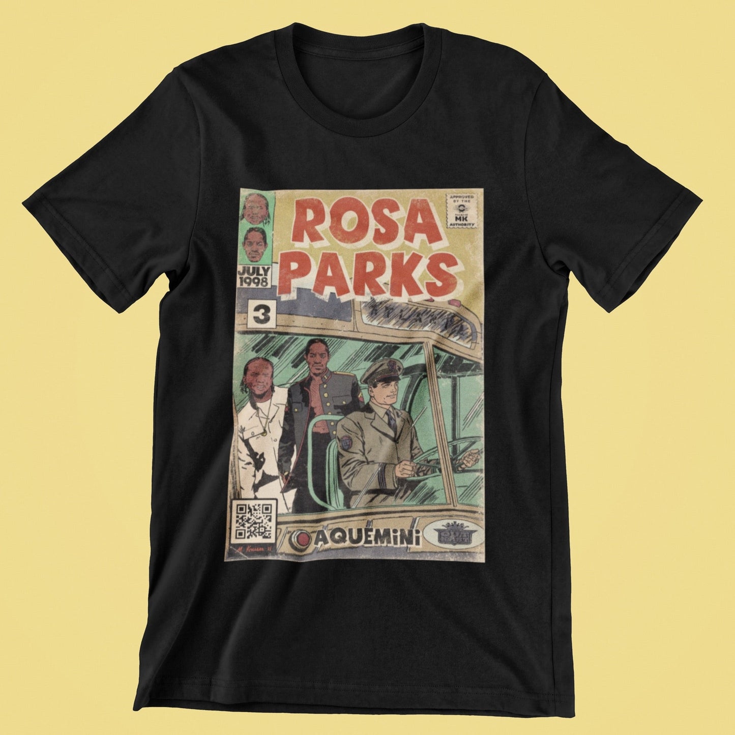 OutKast - Rosa Parks Hip Hop Comic Art - Unisex Jersey Short Sleeve Tee