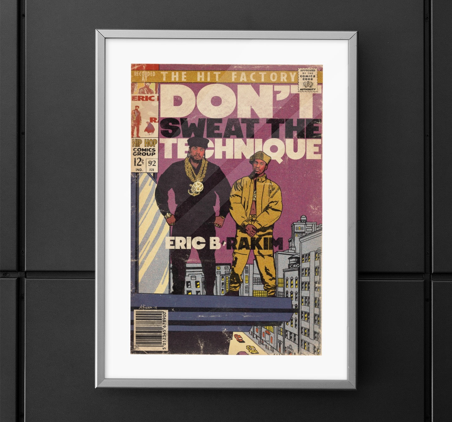 Rakim & Eric. B - Don’t Sweat The Technique- Vertical Matte Poster