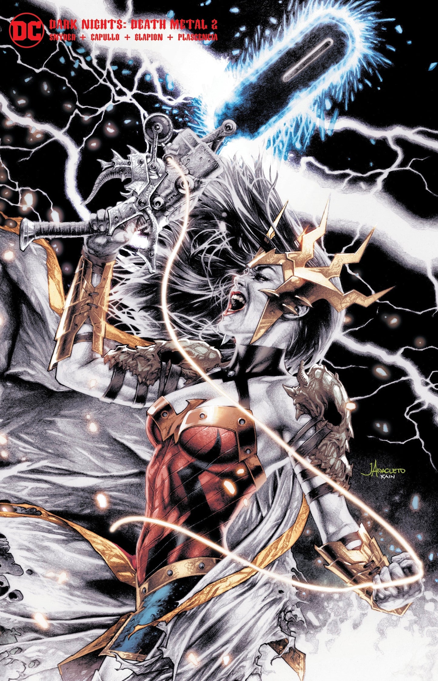 DARK NIGHTS DEATH METAL #2 (OF 6) UNKNOWN COMICS JAY ANACLETO EXCLUSIVE COLOR SPLASH VAR (07/14/2020)