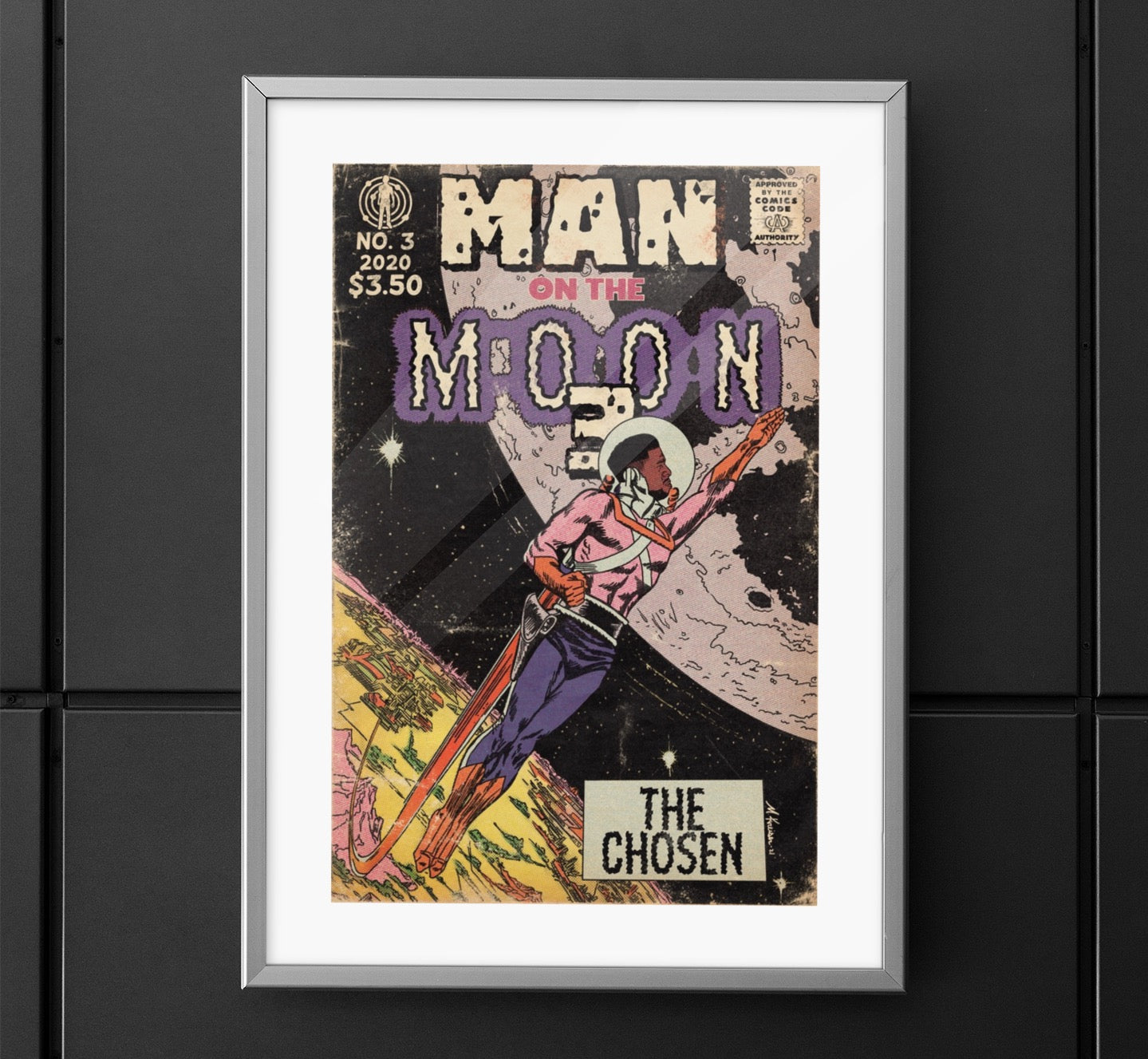 Kid Cudi - Man On The Moon 3 -Vertical Matte Poster