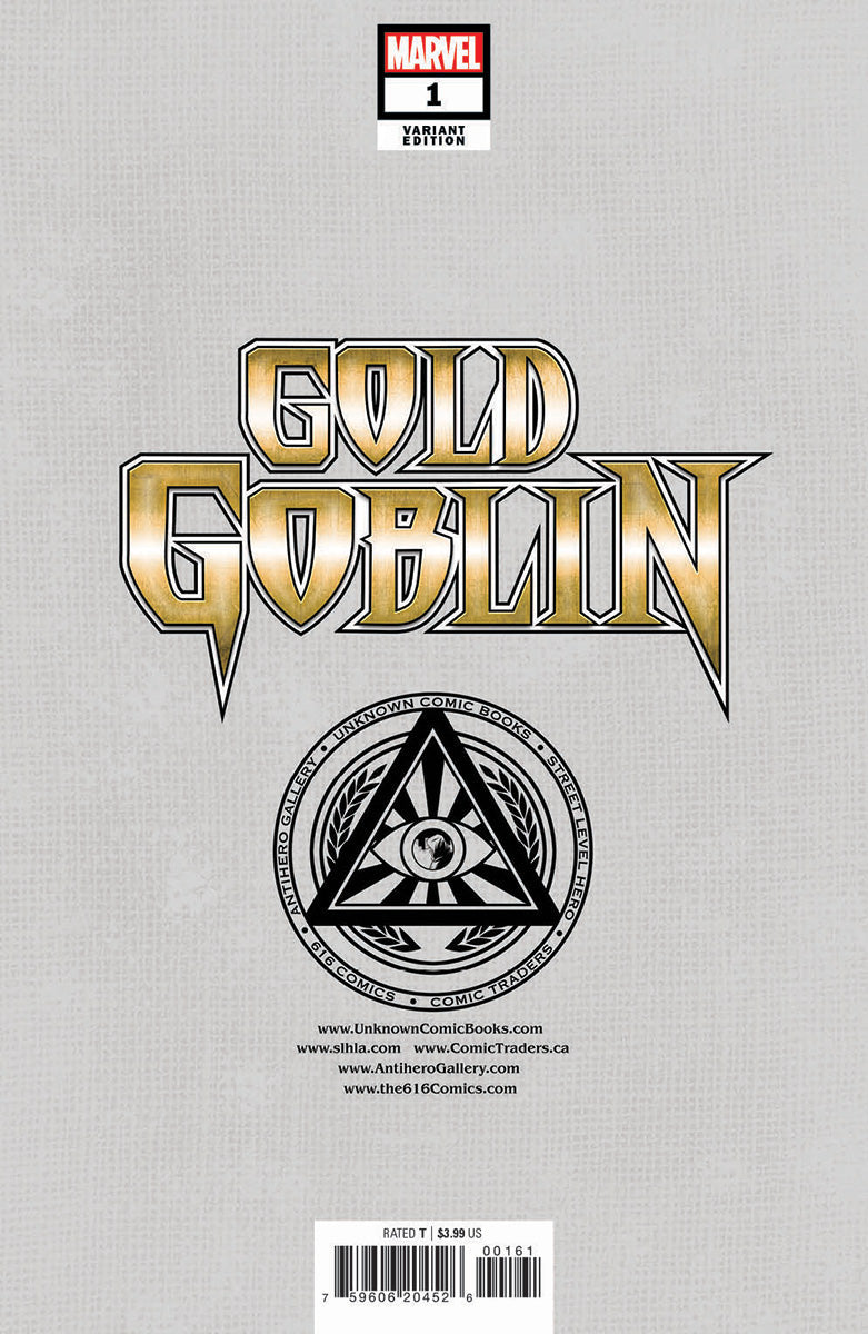 GOLD GOBLIN #1 UNKNOWN COMICS ALAN QUAH EXCLUSIVE VAR (11/16/2022)