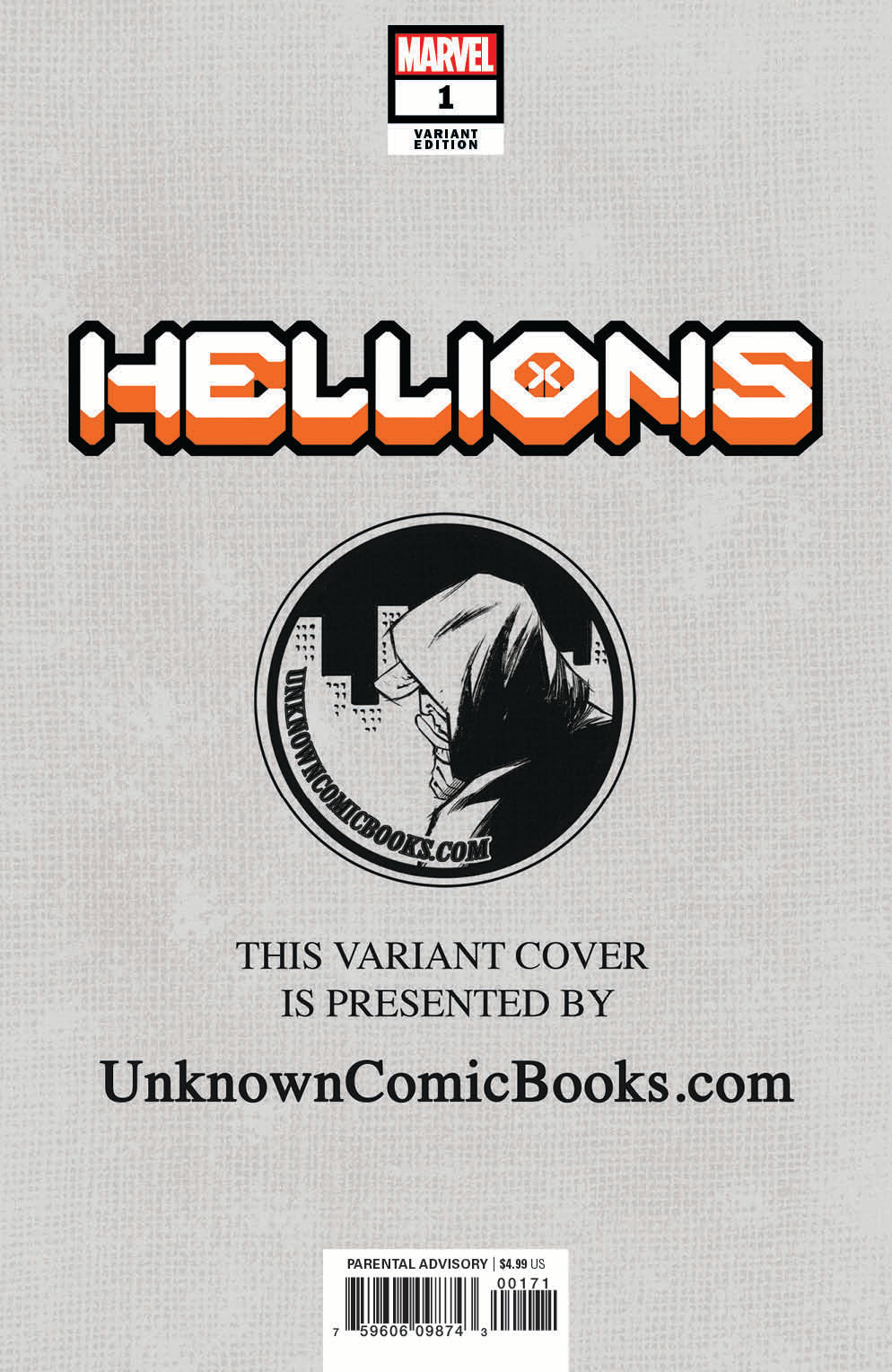 HELLIONS #1 UNKNOWN COMICS JAY ANACLETO EXCLUSIVE VIRGIN VAR DX (03/25/2020)