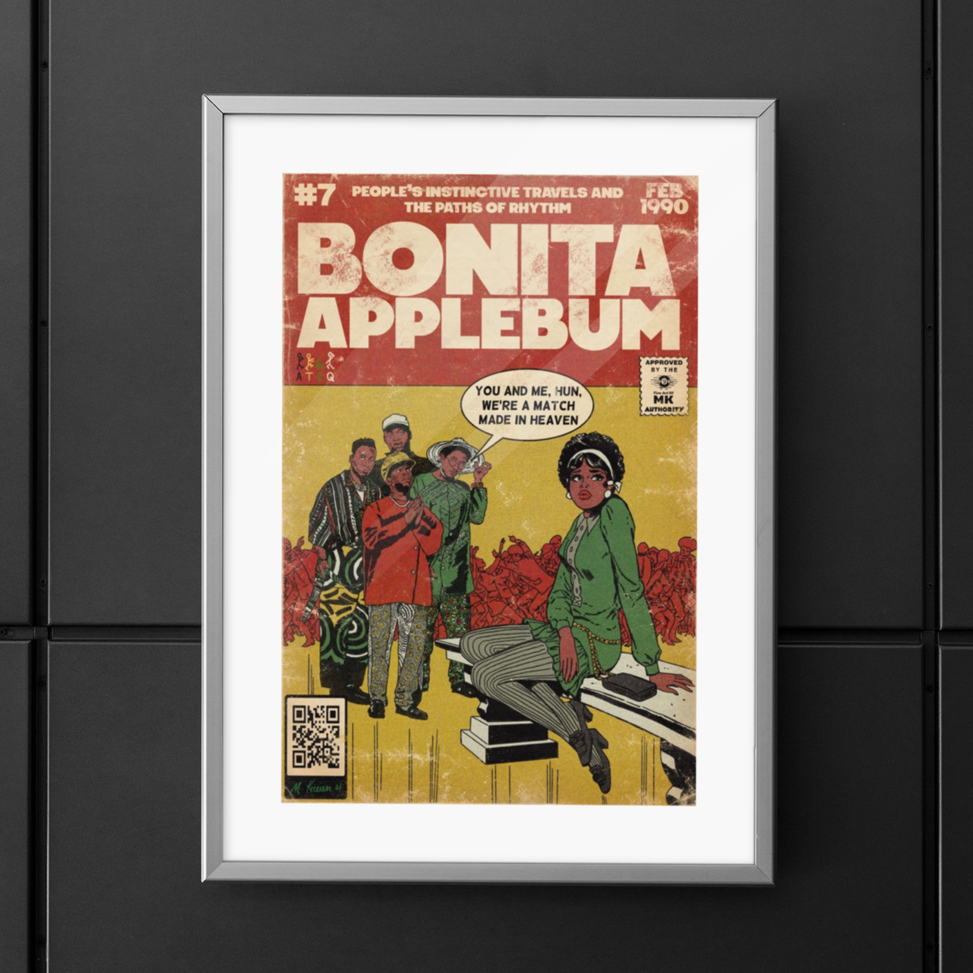 A Tribe Called Quest- Bonita Applebum- Vertical Matte Poster