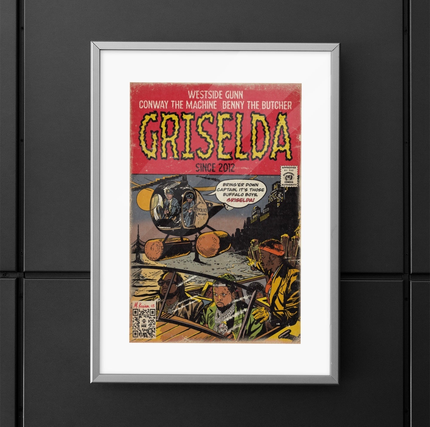 Griselda- Comic Book Art - Vertical Matte Poster