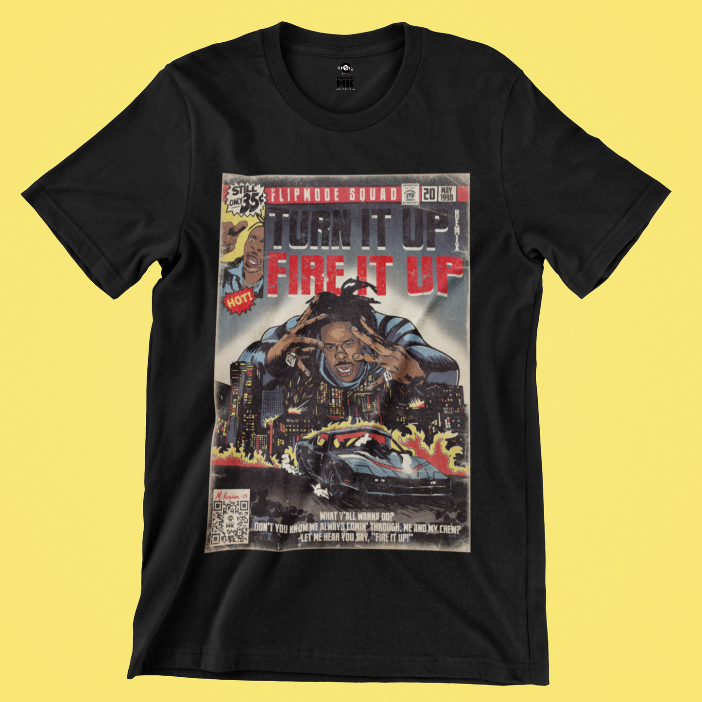 Busta Rhymes- Turn It Up/Fire It Up - Unisex Jersey Short Sleeve Tee