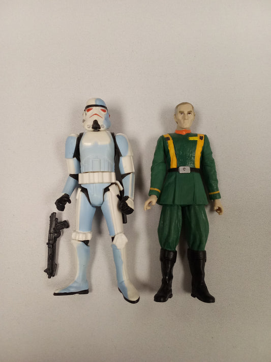 Grand Moff Tarkin and Stormtrooper Star Wars 3.75in Af