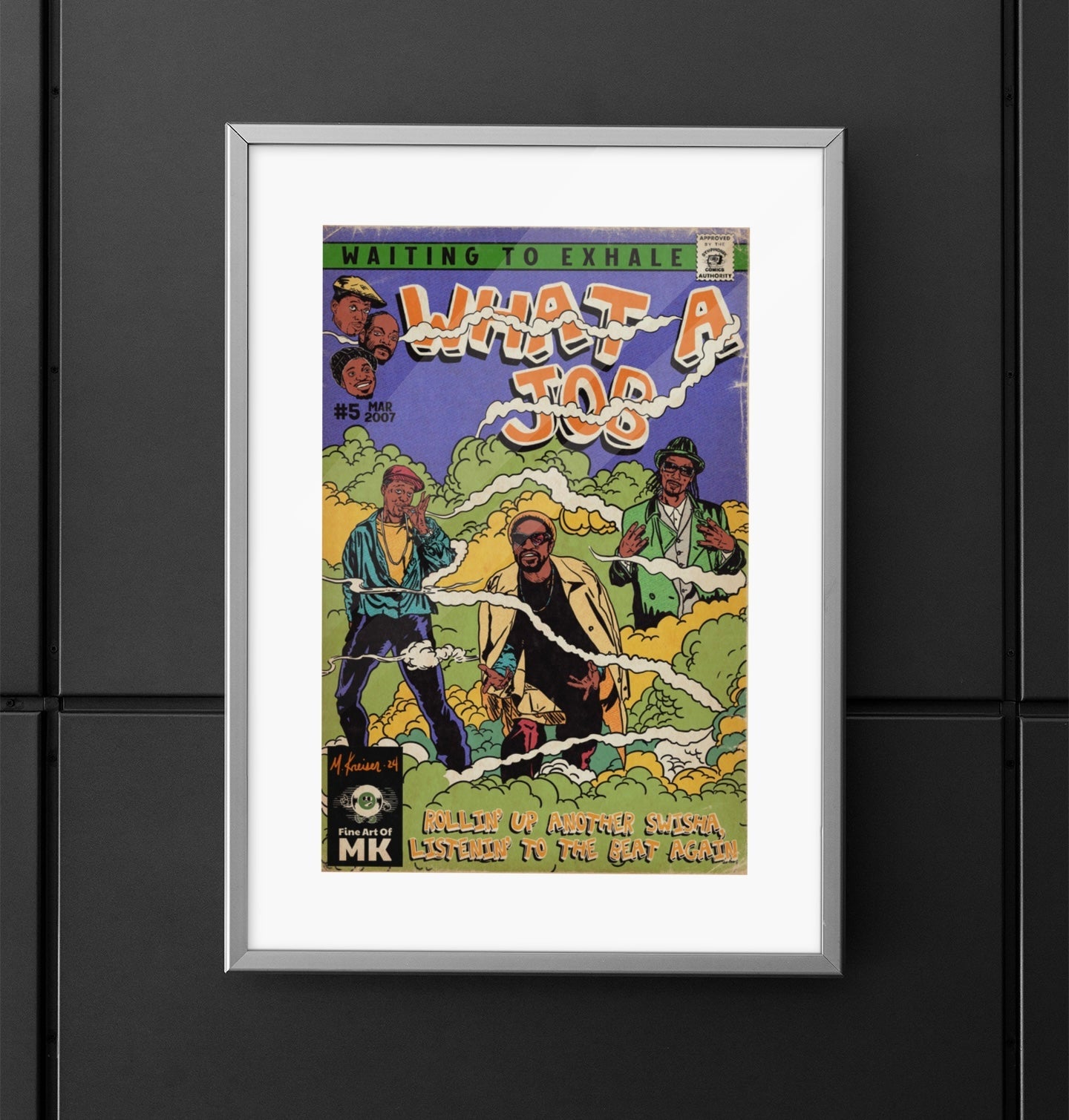 Devin The Dude, Snoop Dogg, Andre 3000 - What A Job -  Matte Vertical Poster