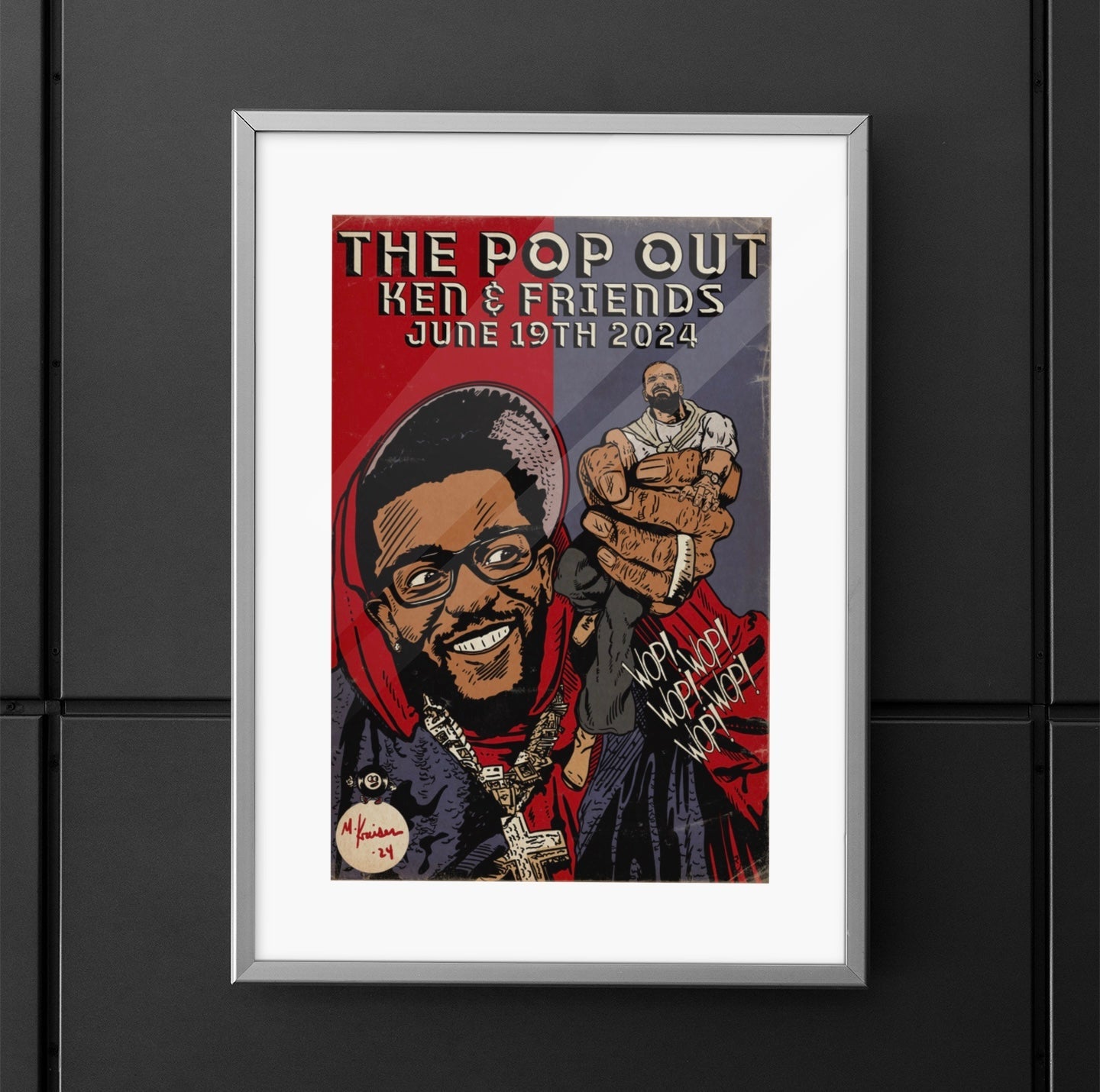 Kendrick Lamar - The Pop Out - Matte Vertical Poster