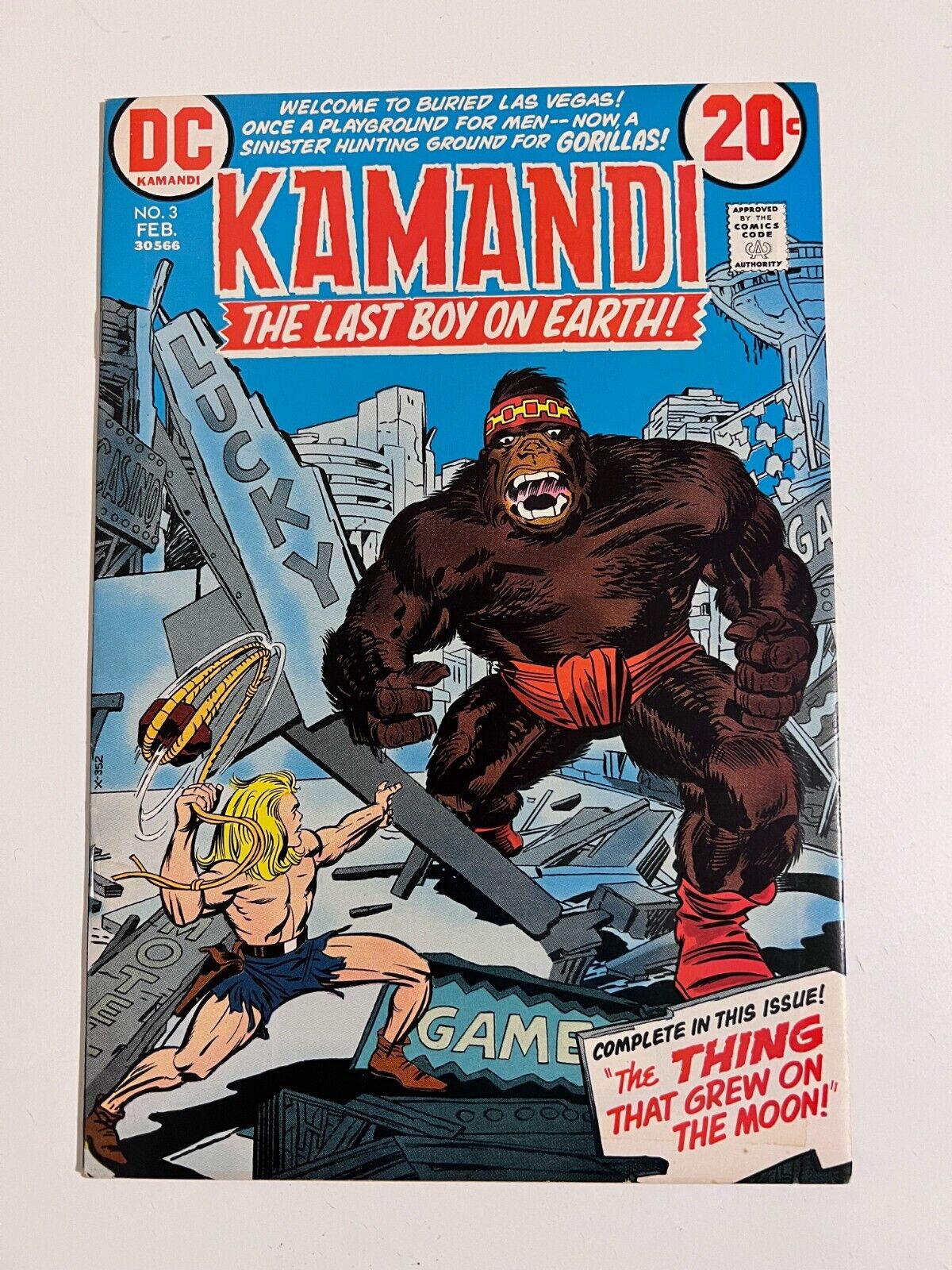 Kamandi Last Boy on Earth #3 (F+)