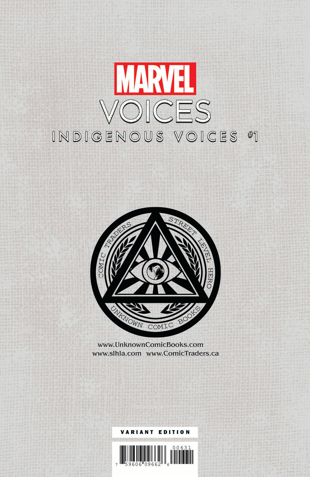 MARVELS VOICES INDIGENOUS VOICES #1 UNKNOWN COMIC DAVID MACK EXCLUSIVE VAR (11/25/2020)