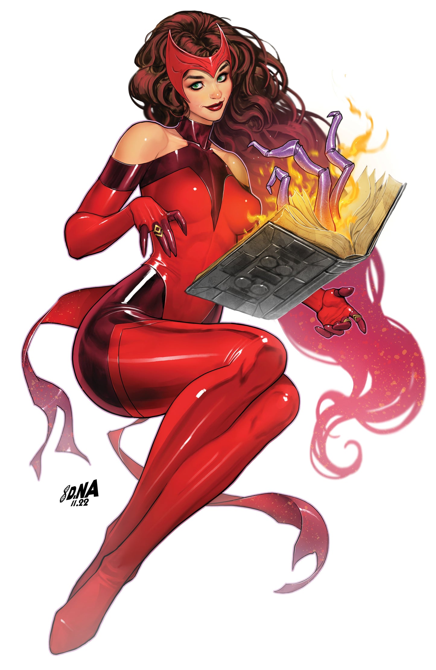 [FOIL] SCARLET WITCH #1 UNKNOWN COMICS DAVID NAKAYAMA EXCLUSIVE VIRGIN VAR (06/12/2024)