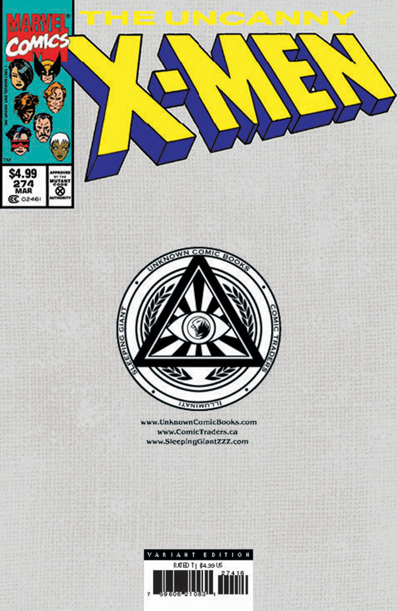 UNCANNY X-MEN #274 FACSIMILE UNKNOWN COMICS EXCLUSIVE DAVID NAKAYAMA VIRGIN VAR (09/04/2024)