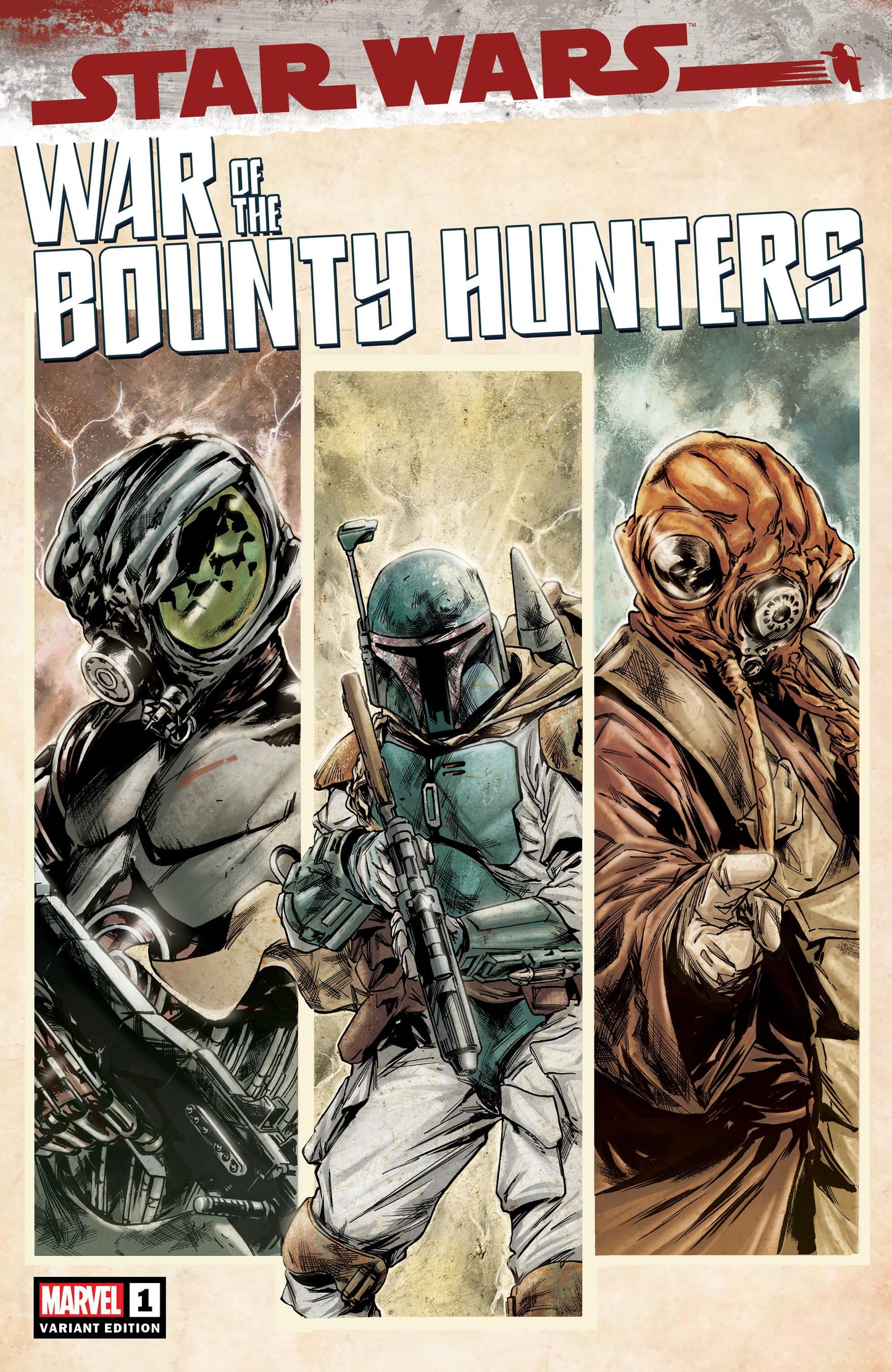 Star Wars War of the Bounty Hunters #1 Paolo Villanelli Trade Dress Variant