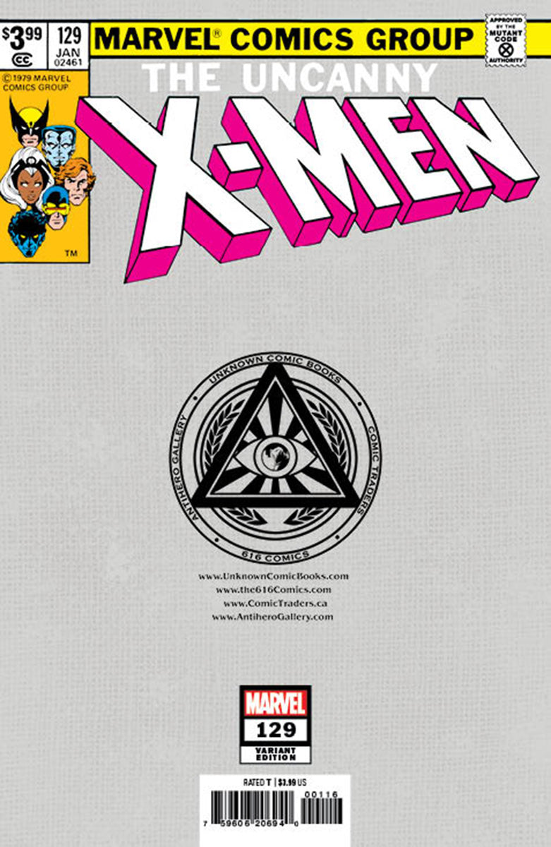 X-MEN #129 FACSIMILE EDITION UNKNOWN COMICS NATHAN SZERDY EXCLUSIVE VAR (10/25/2023)