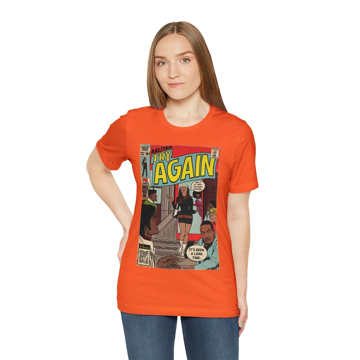 Aaliyah - Try Again - Unisex Jersey Short Sleeve Tee