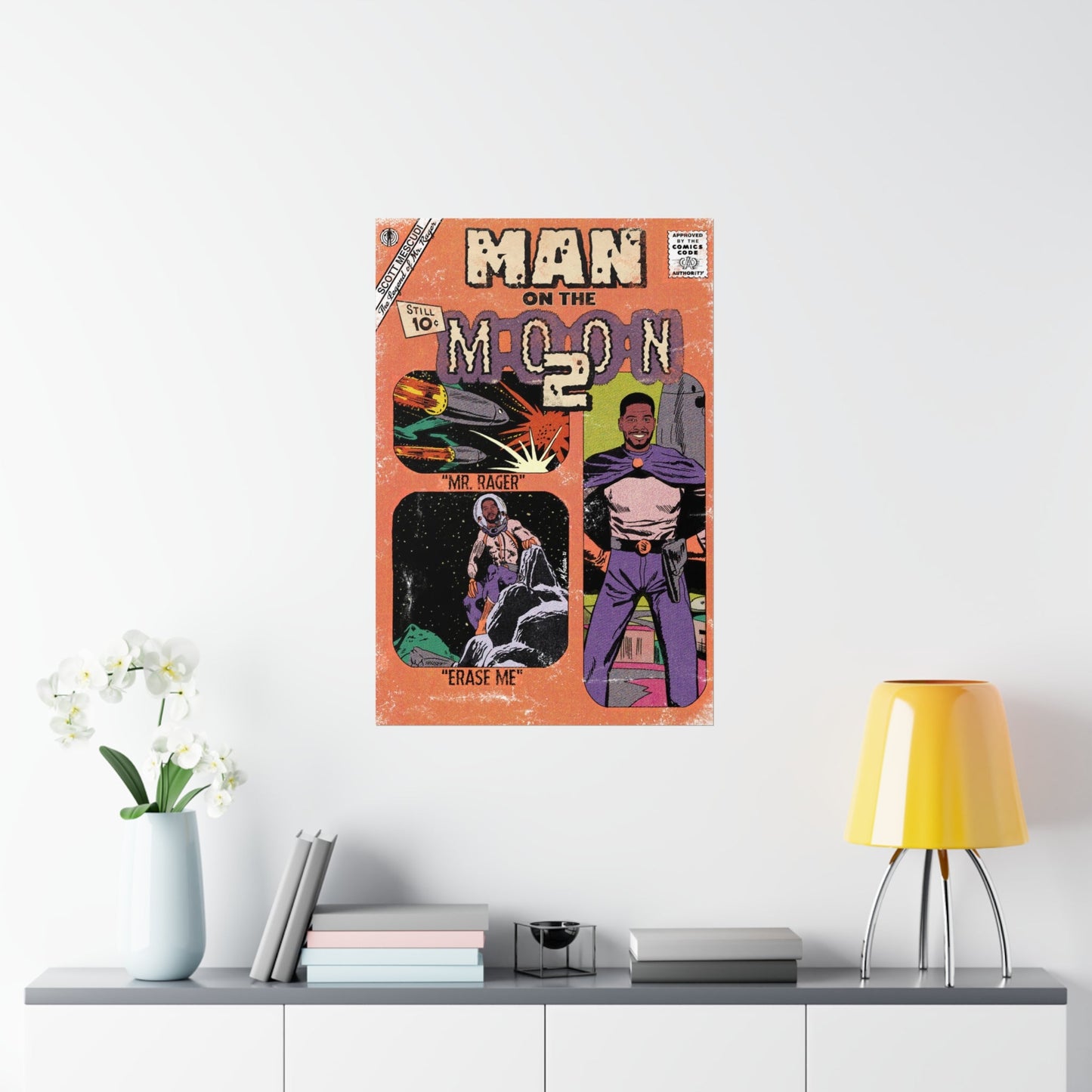 Kid Cudi - Man On The Moon 2 - Vertical Matte Poster