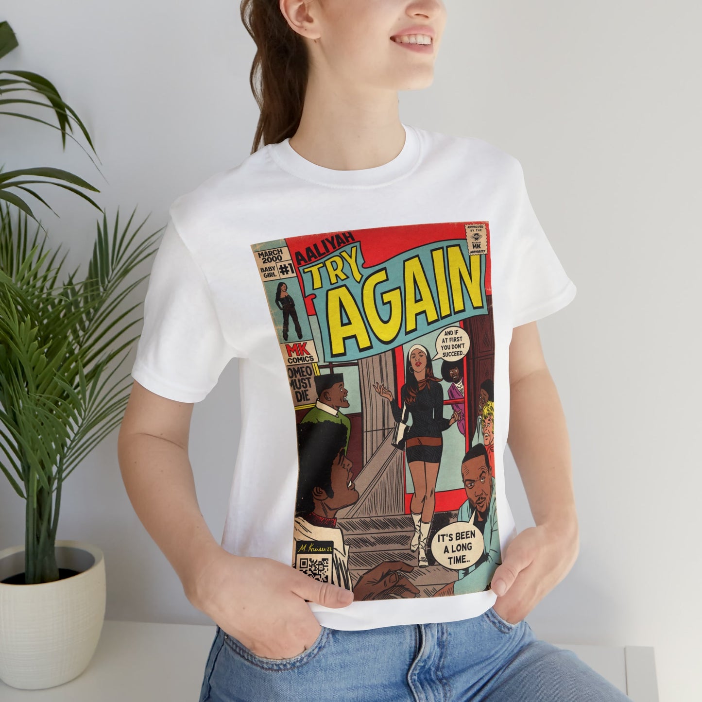 Aaliyah - Try Again - Unisex Jersey Short Sleeve Tee