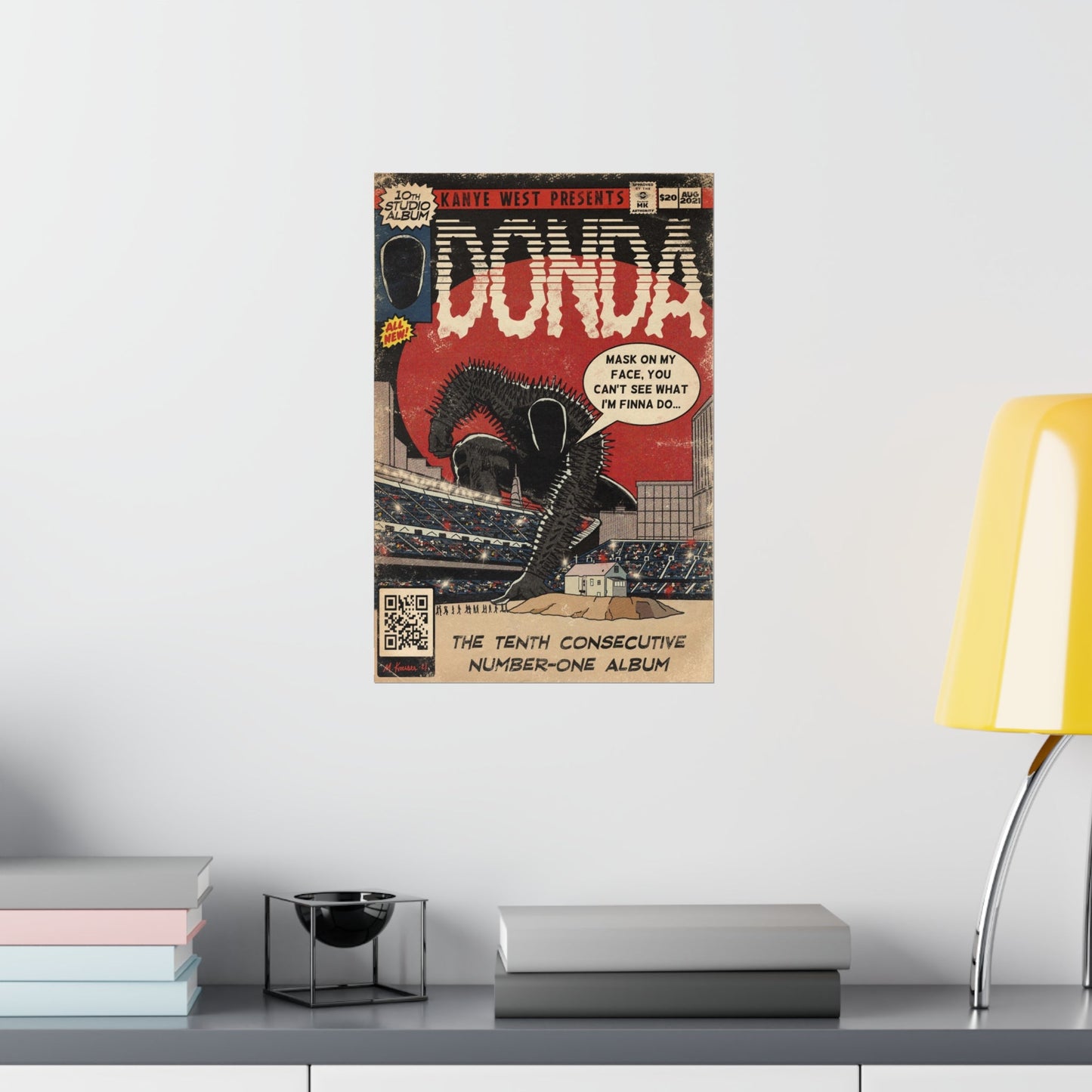 Kanye West - DONDA - Vertical Matte Poster