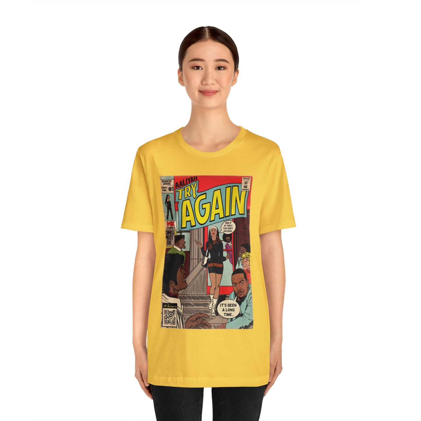 Aaliyah - Try Again - Unisex Jersey Short Sleeve Tee