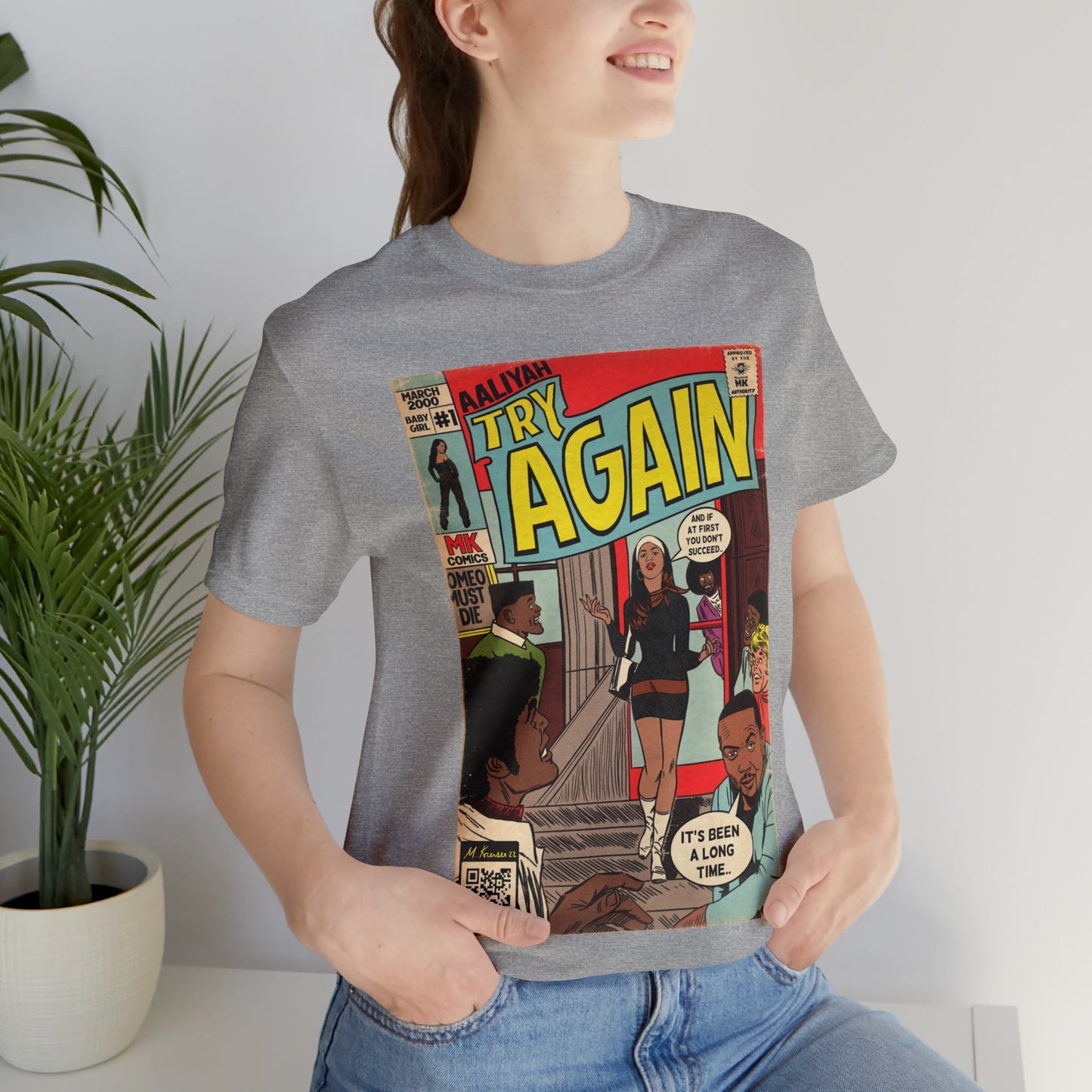 Aaliyah - Try Again - Unisex Jersey Short Sleeve Tee