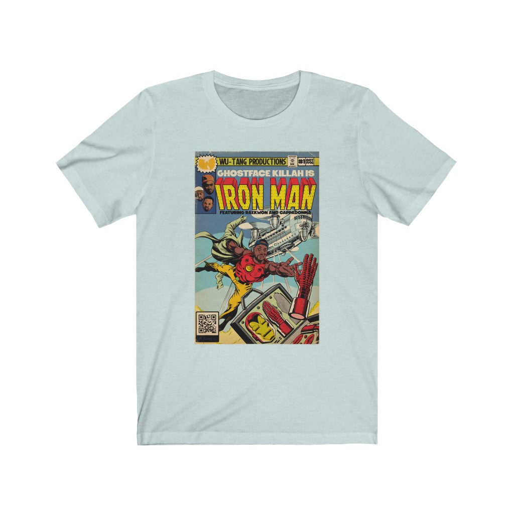 Ghostface Killah - Iron Man - Hip Hop Comic - Wu-Tang - Unisex Jersey Short Sleeve Tee